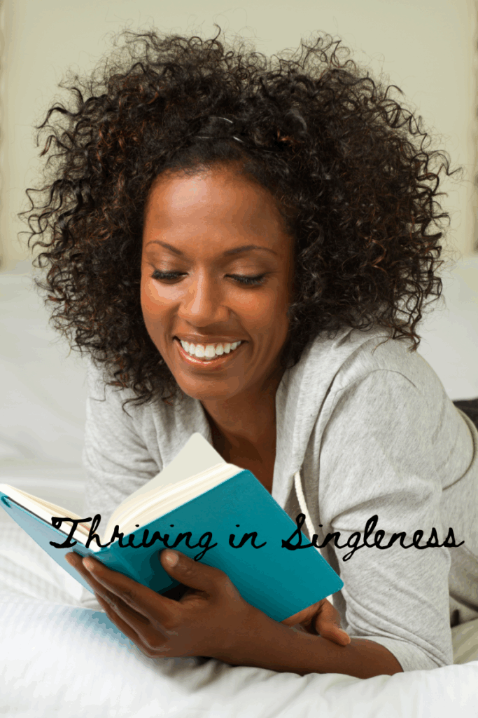 Christian woman thriving in singleness and living purposefully.