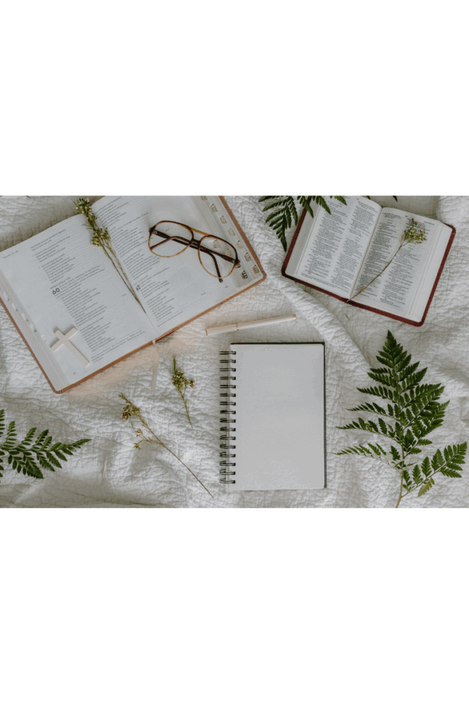 Open journal for Christian women’s reflection and prayer